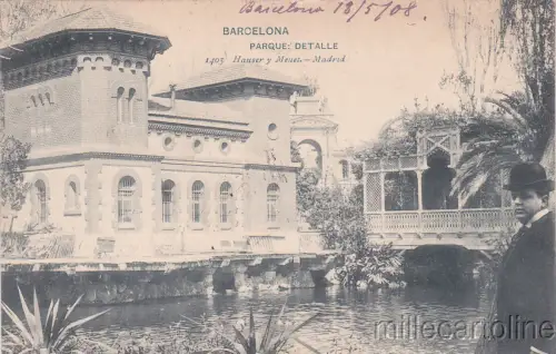 * SPANIEN - Barcelona - Parque 1908