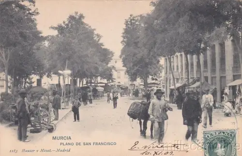* SPANIEN - Murcia - Plano de San Francisco 1901