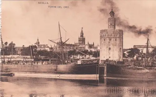 * SPANIEN - Sevilla - Torre del Oro (2)
