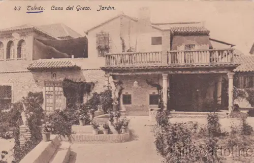 * SPANIEN - Toledo - Casa del Greco, Jardin