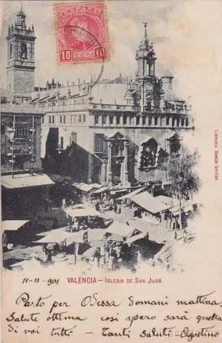 * SPANIEN - Valencia - Iglesia de San Juan 1901