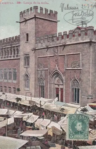* SPANIEN - Valencia - Lonja de la seda 1909