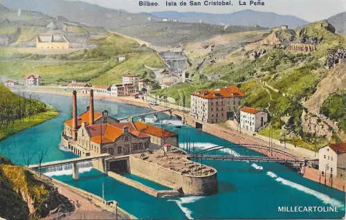 SPANIEN - BASKENLANDSCHAFTEN - Bilbao - Isla de San Cristobal - La Peña