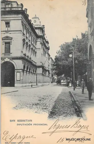 SPANIEN - BASKENLAND - San Sebastian - Diputacion Provincial 15.01.1902