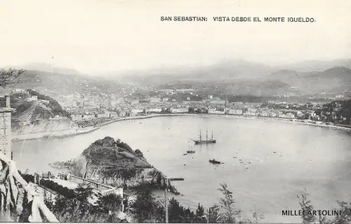 SPANIEN - BASKENLAND - San Sebastian - Blick vom Monte Igueldo