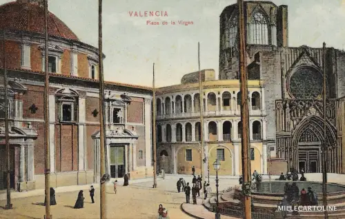 SPANIEN - Valencia - Plaza de la Virgen - De dìa