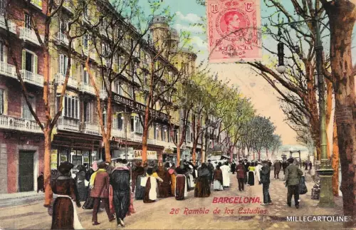 SPANIEN - Barcelona - 26 Rambla de los Estudios