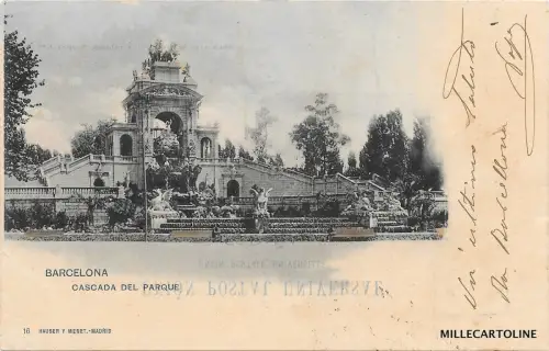 SPANIEN - Barcelona - Cascada del Parque - Hauser y Menet