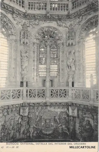 SPANIEN - Burgos - Die Kathedrale - Detail des Interieurs der Kreuzfahrt