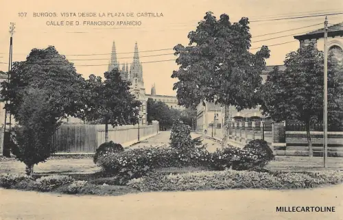 SPANIEN - Burgos - Blick von der Plaza de Castilla