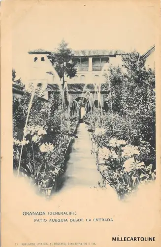 SPANIEN - Granada - Patio aquia vom Eingang