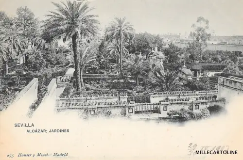 SPANIEN - Sevilla - Alcazar - Gärten - Hauser y Menet