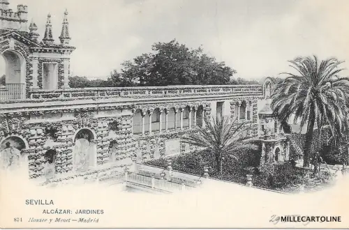 SPANIEN - Sevilla - Alcazar - Jardines 1903 - Hauser y Menet