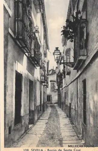 SPANIEN - Sevilla - Barrio de Santa Cruz 1937