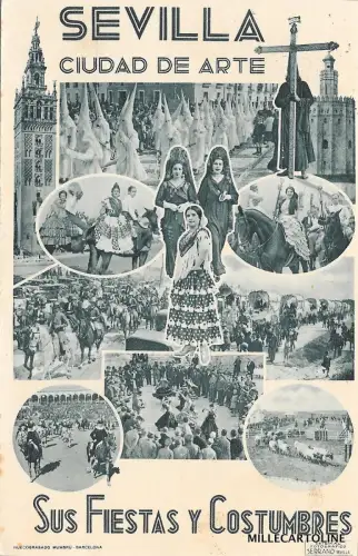SPANIEN - Sevilla - Stadt der Kunst - Ihre Feste und Bräuche 1937