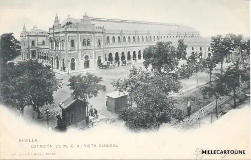 SPANIEN - Sevilla - Estacion de M. Z.A. - Übersicht - Hauser und Menet