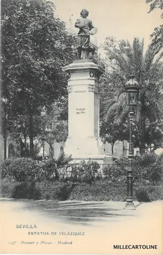 SPANIEN - Sevilla - Statue von Velazquez - Hauser y Menet