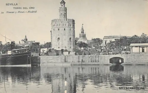 SPANIEN - Sevilla - Torre del Oro - Hauser y Menet