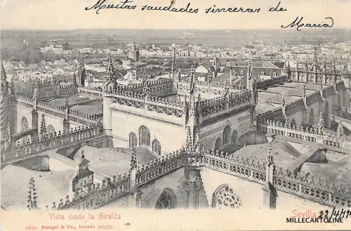 SPANIEN - Sevilla - Blick von der Giralda 1903