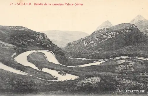 SPANIEN - Soller - Straßendetail Palma-Soller