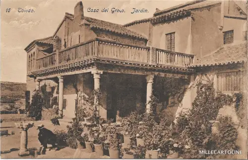 SPANIEN - Toledo - Casa del Greco - Jardin