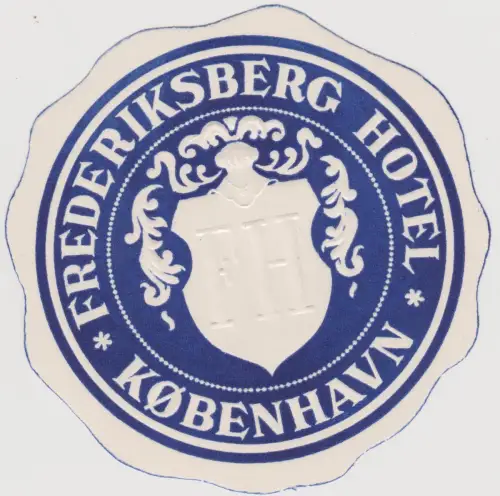 DÄNEMARK COPENHAGEN - KOBENHAVN HOTEL Gepäckanhänger
