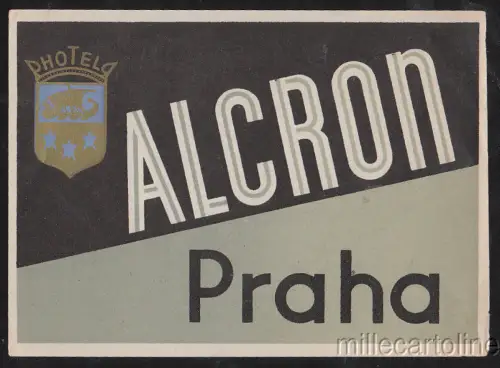 TSCHECHISCH, PRAHA - ALCRON HOTEL GEPÄCKANHÄNGER