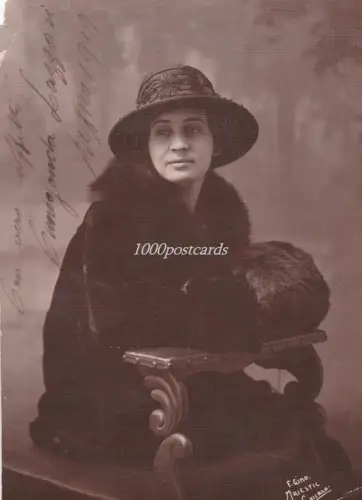 OPERA CUNEGONDA LAZZARI Original HANDSIGNIERTES Foto (Mexiko) 1919 von Majestic