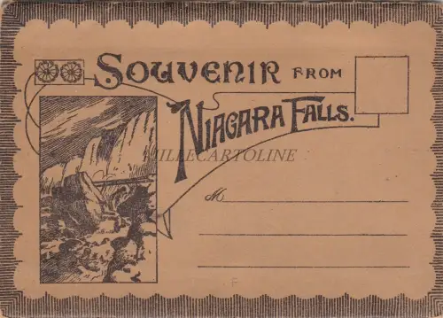 * NIAGARAFÄLLE - Souvenir - Cover mit 20 Bildern