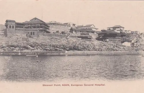 JEMEN - Aden - Steamer Point, European General Hospital