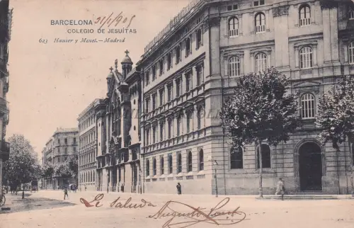 SPANIEN - Barcelona - Jesuitenkolleg 1905