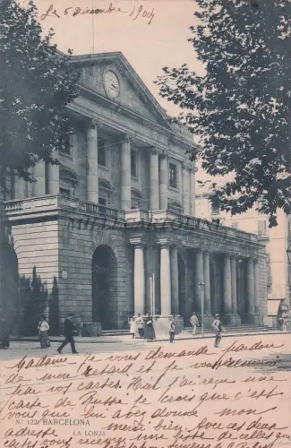 SPANIEN - Barcelona - La Lonja 1904