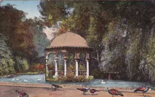SPANIEN - Sevilla - Parque Maria Luisa la ria