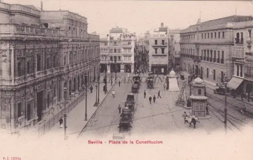 SPANIEN - Sevilla - Plaza de la Constitucion