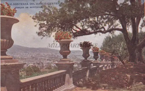 SPANIEN - Barcelona - Balaustrada - Montjuich - Ed.Victoria N.Coll Salieti