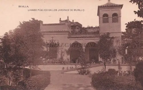 SPANIEN - Sevilla - Öffentliches Waschbecken in den Gärten von Murillo