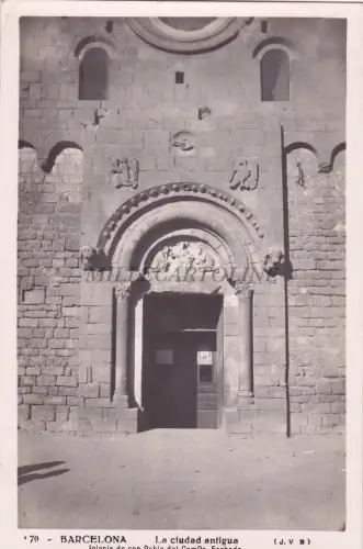 SPANIEN - Barcelona - Die Altstadt - Kirche San Pablo del Campo - Fassade