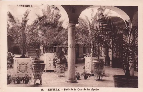 SPANIEN - Sevilla - Patio de la Casa de las Aguilas