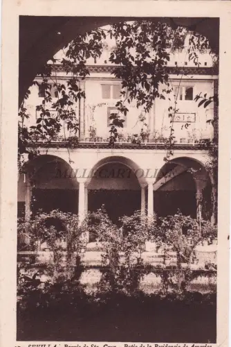 SPANIEN - Sevilla - Viertel Sta.Cruz - Patio de la Residencia de America