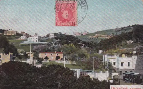 SPANIEN - Barcelona - Vallvidrera 1908