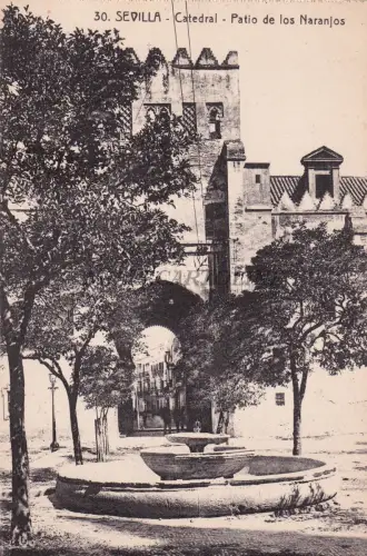SPANIEN - Sevilla - Kathedrale - Patio de los Naranjos