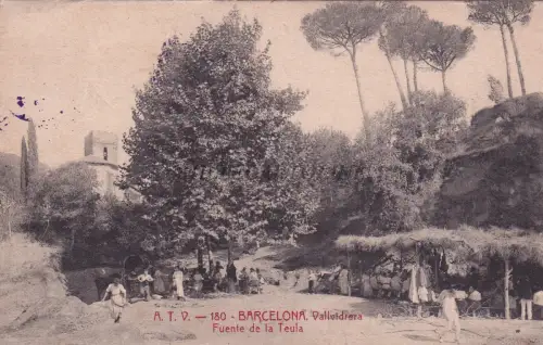 SPANIEN - Barcelona - Vallvidrera - Fuente de la Teula