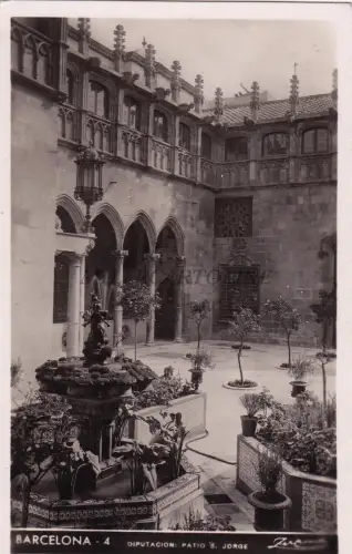 SPANIEN - Barcelona - Diputacion: Patio S.Jorge - Foto Postkarte