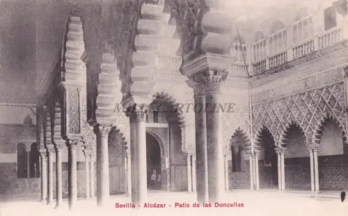 SPANIEN - Sevilla - Alcazar - Patio de las Doncellas