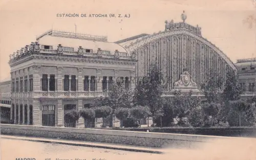 SPANIEN - Madrid - Estacion de Atocha 1903