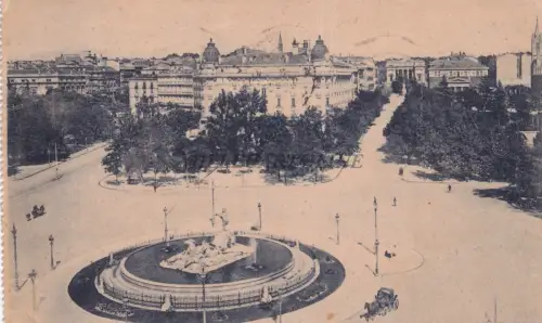 SPANIEN - Madrid - Plaza de Canovas 1924