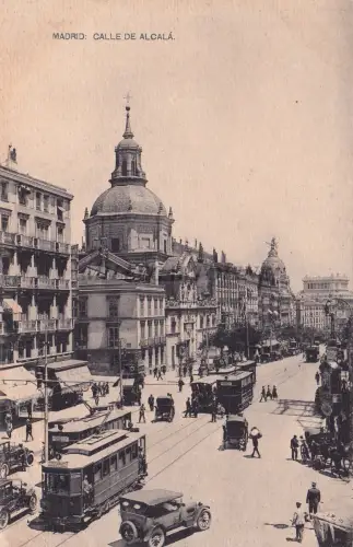 SPANIEN - Madrid - Calle de Alcala'