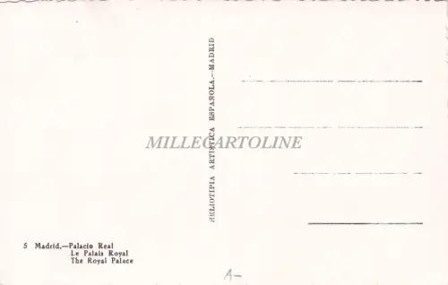 SPANIEN - Madrid - Palacio Real