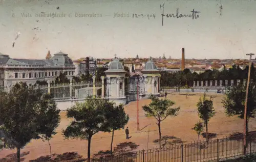 SPANIEN - Madrid - Gesamtansicht vom Observatorium 1904