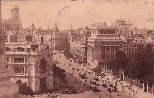 SPANIEN - Madrid - Calle de Alcala' 1934